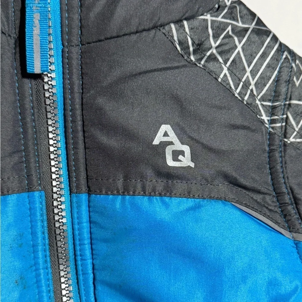 Artic Quest Boys Puffer Winter Warm Hooded Coat Blue & Black Size 3T